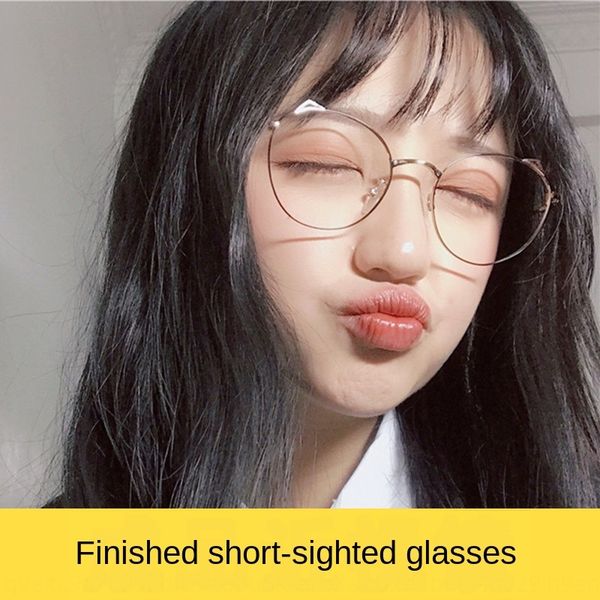plain cute cat ear myopia frame 100-400 degree myopia glasses metal glasses frame fashion, Silver
plain cute cat ear myopia frame 100-400 degree myopia glasses metal glasses frame fashion, Silver