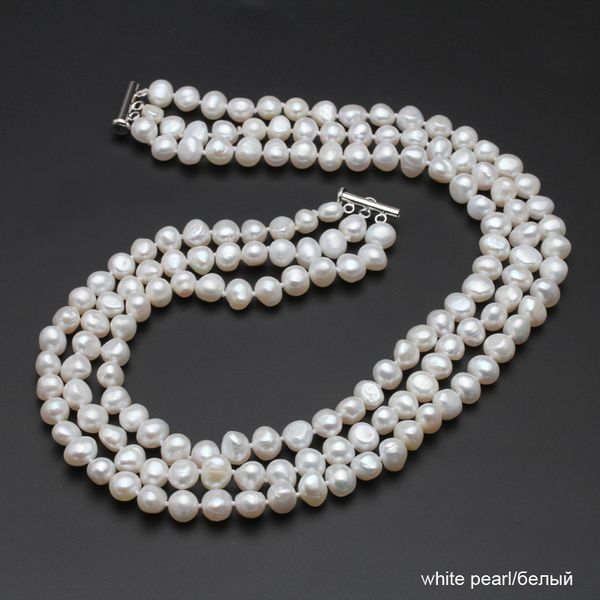 blackgraywhite natural baroque multi-layer pearl necklace real freshwater pearl jewelry for women gift beautiful necklaces pendants supplie, Silver
blackgraywhite natural baroque multi-layer pearl necklace real freshwater pearl jewelry for women gift beautiful necklaces pendants supplie, Silver