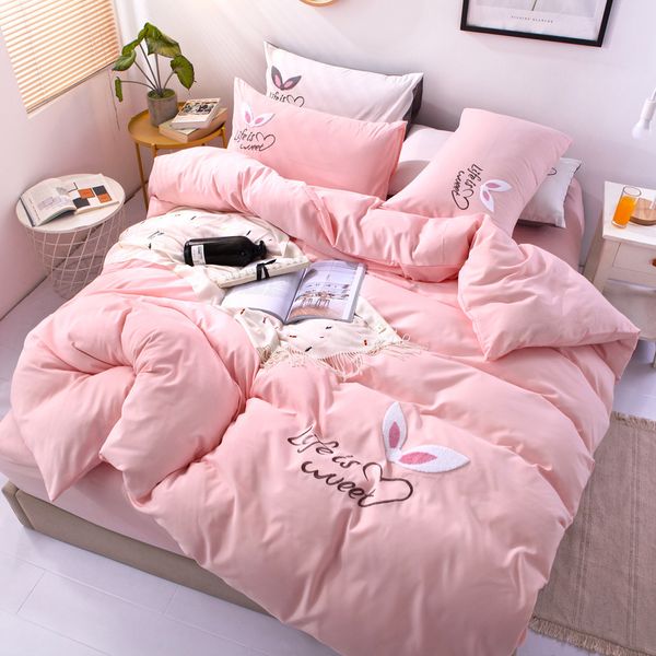 denim princess style linen quilt quilt student dormitory three-piece set single summer beddings
denim princess style linen quilt quilt student dormitory three-piece set single summer beddings