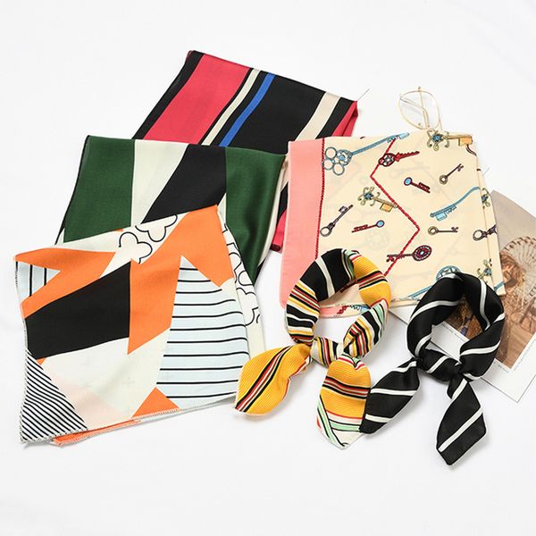 50 * 50cm fashion brand ladies small square eternity classic soft printed silk scarf dhl s0601 s0702, White
50 * 50cm fashion brand ladies small square eternity classic soft printed silk scarf dhl s0601 s0702, White