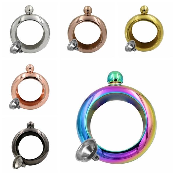 New tyle 3 5oz bangle bracelet hip fla k grade 304 tainle teel mirror whi key drinkware
New tyle 3 5oz bangle bracelet hip fla k grade 304 tainle teel mirror whi key drinkware