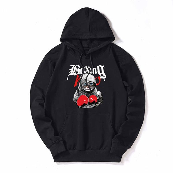 designer mens hoodies luxury sweatshirts for men womens hoodies boxing cats branded pullovers long sleeved 5 colors highly quality, Black
designer mens hoodies luxury sweatshirts for men womens hoodies boxing cats branded pullovers long sleeved 5 colors highly quality, Black