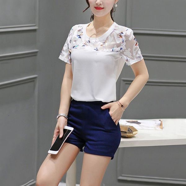 women blouses woman bird white print mesh insert women summer blouses and round neck short sleeve slim blouse
women blouses woman bird white print mesh insert women summer blouses and round neck short sleeve slim blouse