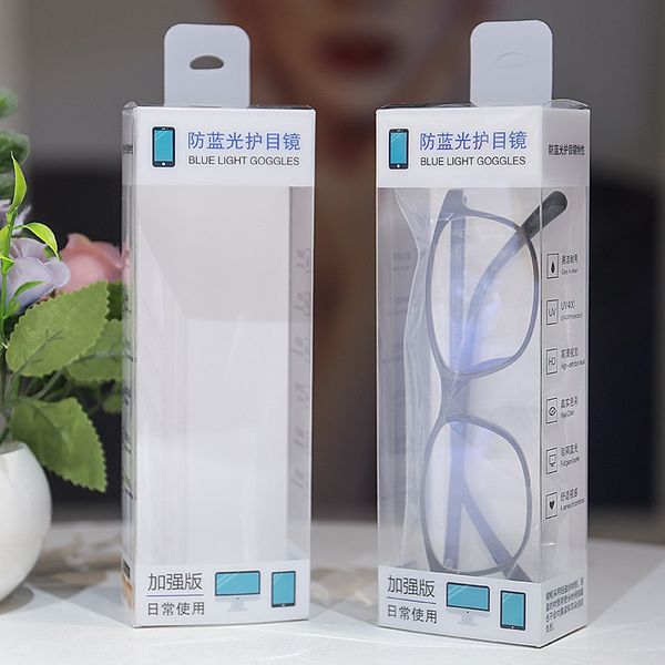 transparent pvc box blue-proof plastic packaging supermarket counter vendors glasses case glasses case packaging gift box
transparent pvc box blue-proof plastic packaging supermarket counter vendors glasses case glasses case packaging gift box