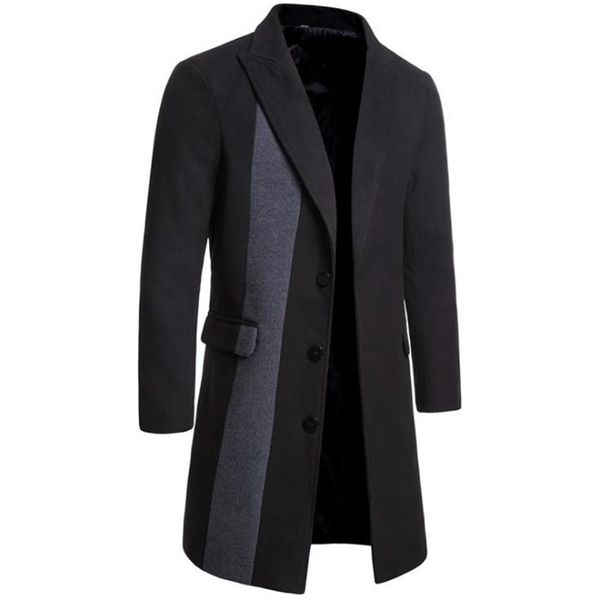 mens winter trench coats single striped decoration fashion mens coats turtle neck slim homme coats, Tan;black
mens winter trench coats single striped decoration fashion mens coats turtle neck slim homme coats, Tan;black