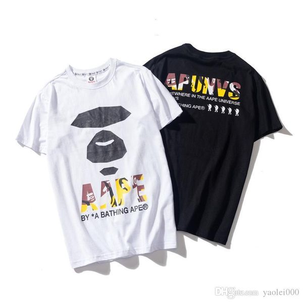men's luxury t shirt designer short sleeve new tide brand wide color print letter hip hop couple casual half sleeve, White;black
men's luxury t shirt designer short sleeve new tide brand wide color print letter hip hop couple casual half sleeve, White;black