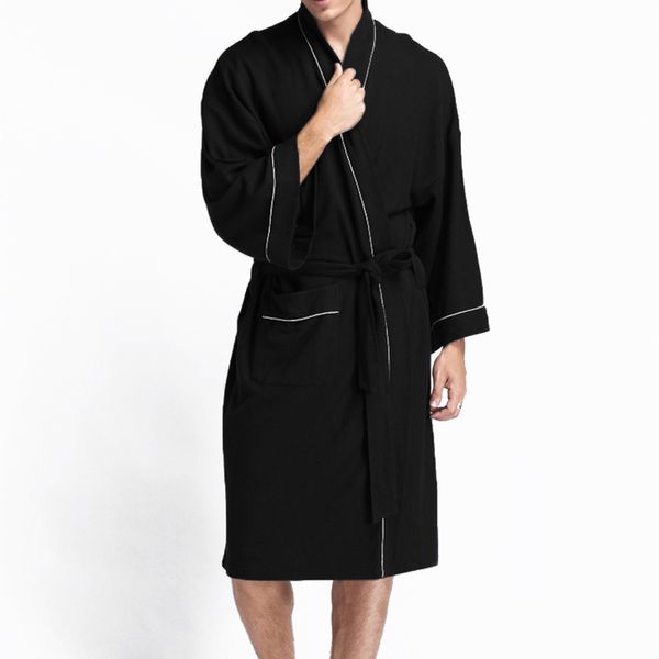 summer couple waffle knit cotton bathrobe men women big size bridesmaid robes dressing gown lovers kimono pajama robes, Black;brown
summer couple waffle knit cotton bathrobe men women big size bridesmaid robes dressing gown lovers kimono pajama robes, Black;brown