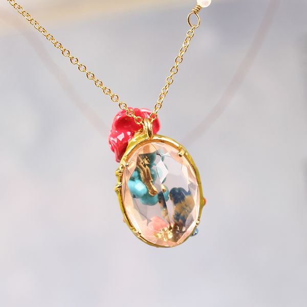 juicy grape new enamel glaze crafts rose blue tit clavicle choker necklace women charm jewelry valentine's day gift, Silver
juicy grape new enamel glaze crafts rose blue tit clavicle choker necklace women charm jewelry valentine's day gift, Silver