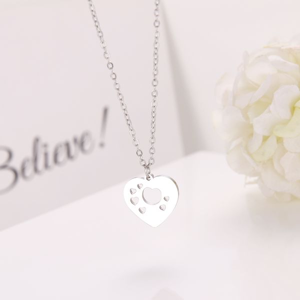 jewellery genuine sumptuous stainless steel necklace hollow heart pendant gold and silver color necklace engagement jewelry
jewellery genuine sumptuous stainless steel necklace hollow heart pendant gold and silver color necklace engagement jewelry