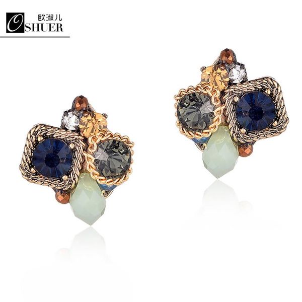 oshuer 2018 new 3 colors crystal stone stud earrings elegant crystal earrings for women trendy women, Golden;silver
oshuer 2018 new 3 colors crystal stone stud earrings elegant crystal earrings for women trendy women, Golden;silver