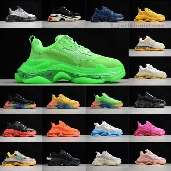 2020 new paris fashion 17fw triple s sneakers crystal bottom luxury boots for men women green white vintage old dad grandpa casual shoes, Black
2020 new paris fashion 17fw triple s sneakers crystal bottom luxury boots for men women green white vintage old dad grandpa casual shoes, Black