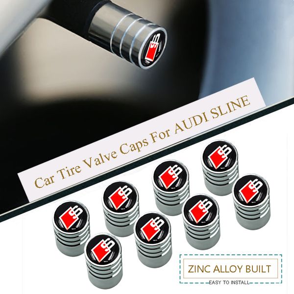 auto car valves caps for audi sline a1 a3 a4 b6 b8 b5 b7 s line a5 a6 c5 c6 a7 tt auto accessories car-styling 4pcs
auto car valves caps for audi sline a1 a3 a4 b6 b8 b5 b7 s line a5 a6 c5 c6 a7 tt auto accessories car-styling 4pcs