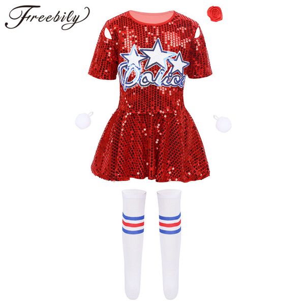 kids girls cheerleading uniforms outfit sequins short sleeves crop skirt shorts flower hair clip pom pom finger rings socks
kids girls cheerleading uniforms outfit sequins short sleeves crop skirt shorts flower hair clip pom pom finger rings socks