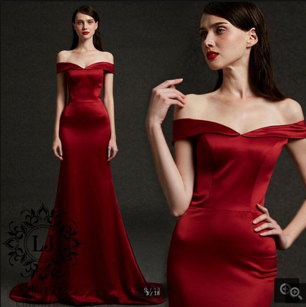 vestido de festa mermaid burgundy satin formal evening dress off the shoulder v neck simple prom party dress evening gowns selling, Black;red
vestido de festa mermaid burgundy satin formal evening dress off the shoulder v neck simple prom party dress evening gowns selling, Black;red