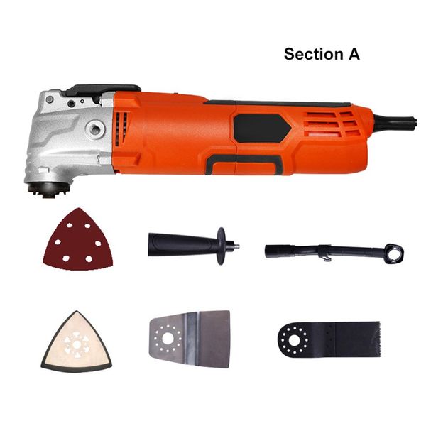 

six speed electric cutter trimmer multi-function woodworking oscillating tools electric saw renovator tool 350w multimaster