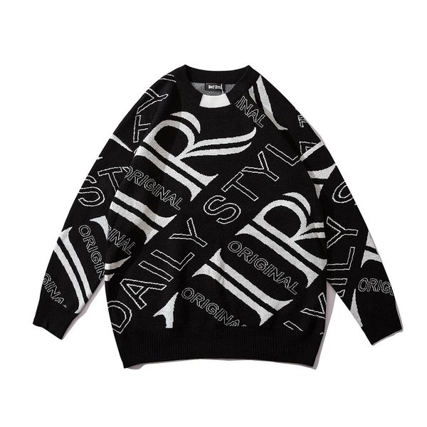 designer letter print pullover black gray sweater men cashmere pull homme plus size sweaters couple high street clothes, White;black
designer letter print pullover black gray sweater men cashmere pull homme plus size sweaters couple high street clothes, White;black