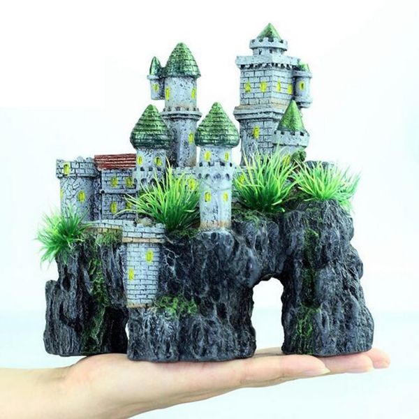 aquarium ornaments resin tower castle rockery decorations - fish tank hiding cave decor supplies - 18x10x19cm
aquarium ornaments resin tower castle rockery decorations - fish tank hiding cave decor supplies - 18x10x19cm