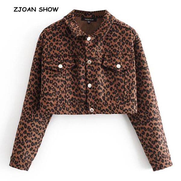 2019 spring new harajuku mocha leopard corduroy jacket women lapel pockets single breasted short coat high waist femme outerwear, Black;brown
2019 spring new harajuku mocha leopard corduroy jacket women lapel pockets single breasted short coat high waist femme outerwear, Black;brown