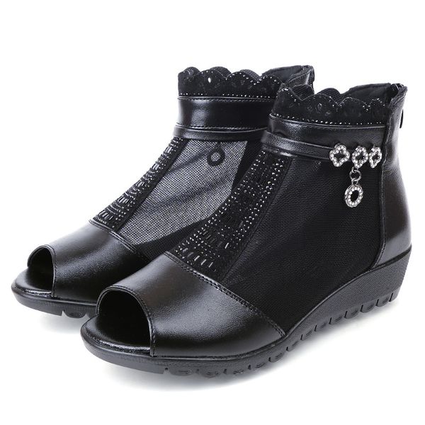 2020 peep toe sandals women summer shoes genuine leather women wedges sandals black casual woman shoes rome sandal a2310
2020 peep toe sandals women summer shoes genuine leather women wedges sandals black casual woman shoes rome sandal a2310