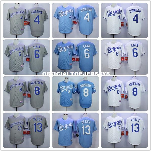 4 alex gordon 6 lorenzo cain 8 moustakas 13 salvador perez retro jerseys, Black;blue
4 alex gordon 6 lorenzo cain 8 moustakas 13 salvador perez retro jerseys, Black;blue
