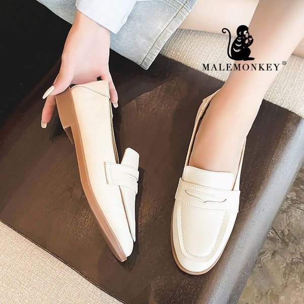 malemonkey 033168 ladies loafers genuine leather flat shoes women 2020 autumn fashion female retro shoes women flats loafers new, Black
malemonkey 033168 ladies loafers genuine leather flat shoes women 2020 autumn fashion female retro shoes women flats loafers new, Black