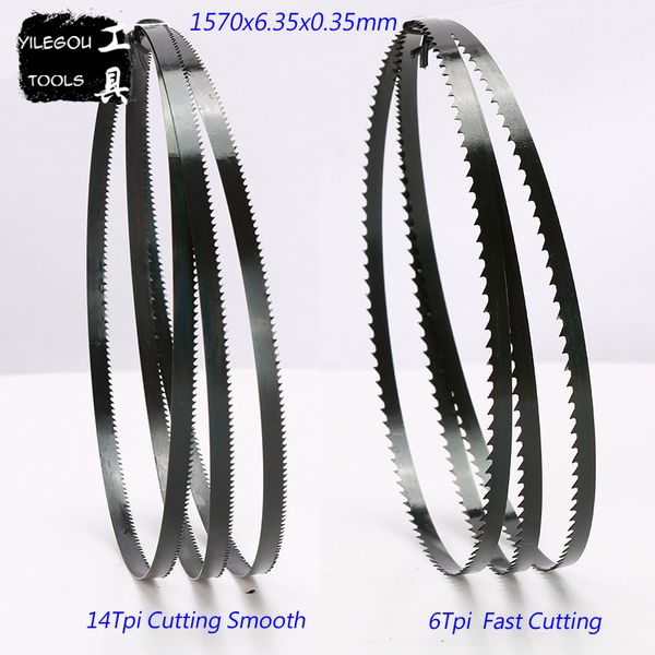 3 pieces 9" band saw blades 1570*6.35*0.35mm*6tpi wood saw blades for curve 6.35*0.35*1570mm*14tpi
3 pieces 9" band saw blades 1570*6.35*0.35mm*6tpi wood saw blades for curve 6.35*0.35*1570mm*14tpi
