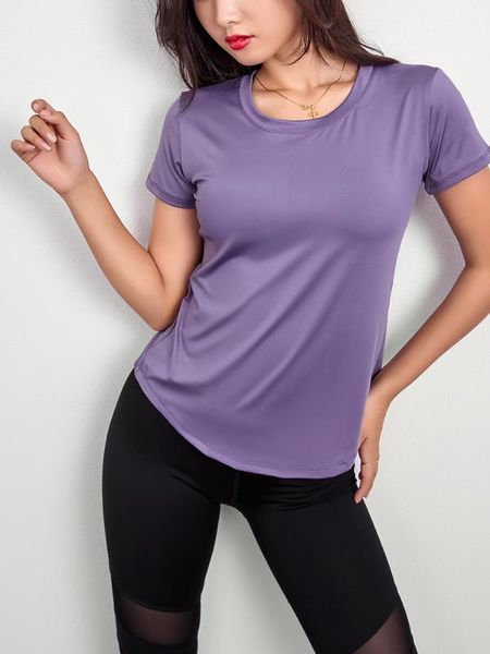spring new style slim t-shirt sports sweat absorption breathable short-sleeved running for women, White;red
spring new style slim t-shirt sports sweat absorption breathable short-sleeved running for women, White;red