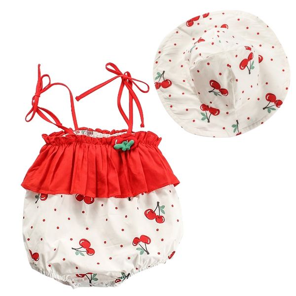 newborn baby girls jumpsuits summer cute cherry outfits set toddler bodysuits+caps baby romper1, White
newborn baby girls jumpsuits summer cute cherry outfits set toddler bodysuits+caps baby romper1, White