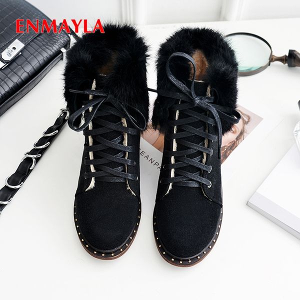 enmayla split women boots leather boots womens winter fashion 2018 kids shoes women winter fur snow ankle hoof heels, Black
enmayla split women boots leather boots womens winter fashion 2018 kids shoes women winter fur snow ankle hoof heels, Black