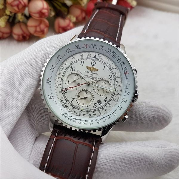 wholesale fashion high-end luxury leather brand watch designer calendar small dial work multi-functional luxury high-end stainless steel wat, Slivery;brown
wholesale fashion high-end luxury leather brand watch designer calendar small dial work multi-functional luxury high-end stainless steel wat, Slivery;brown