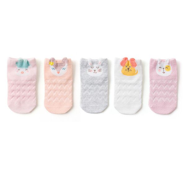 5 pairs/ 1 to 12 years thin mesh children's socks spring summer breathable baby girls boys socks cute cartoon toddler, Pink;yellow
5 pairs/ 1 to 12 years thin mesh children's socks spring summer breathable baby girls boys socks cute cartoon toddler, Pink;yellow
