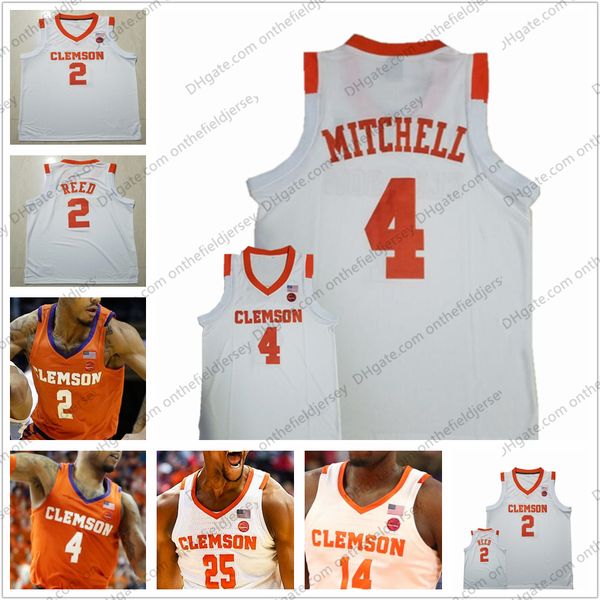 ncaa clemson tigers # 25 амир симмс 24 дэвид скара 14 элайджа томас 4 шелтон митчелл 2 маркиз рид колледж баскетбол джерси s-4xl, Black
ncaa clemson tigers # 25 амир симмс 24 дэвид скара 14 элайджа томас 4 шелтон митчелл 2 маркиз рид колледж баскетбол джерси s-4xl, Black