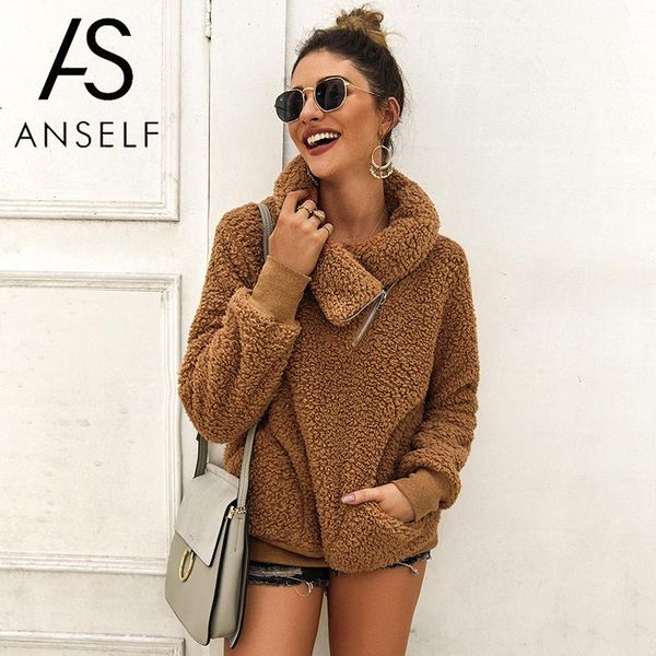 anself fluffy zipper hoodies women teddy sweatshirt 2019 winter autumn turtleneck pullover female ladies streetwear pink, Black
anself fluffy zipper hoodies women teddy sweatshirt 2019 winter autumn turtleneck pullover female ladies streetwear pink, Black