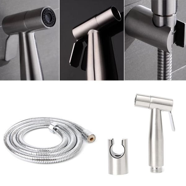 stainless steel handheld toilet bidet shower head cloth diaper sprayer shattaf set
stainless steel handheld toilet bidet shower head cloth diaper sprayer shattaf set