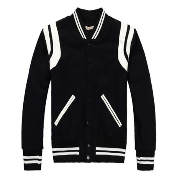 new arrivalplus size fashion brand streetwear pu patchwork bomber jacket men varsity jacket coat stylish baseball jacket women coat, Black;brown 
new arrivalplus size fashion brand streetwear pu patchwork bomber jacket men varsity jacket coat stylish baseball jacket women coat, Black;brown