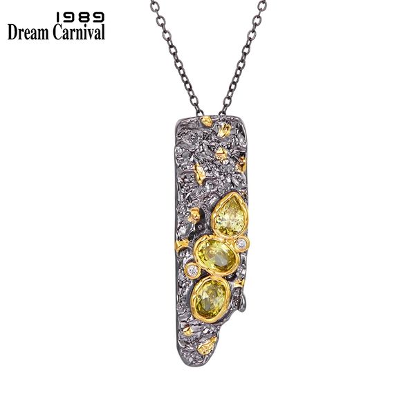 dreamcarnival1989 new stone age collections gothic pendant necklace for women black gold color vintage unique olivine cz wp6672, Silver
dreamcarnival1989 new stone age collections gothic pendant necklace for women black gold color vintage unique olivine cz wp6672, Silver