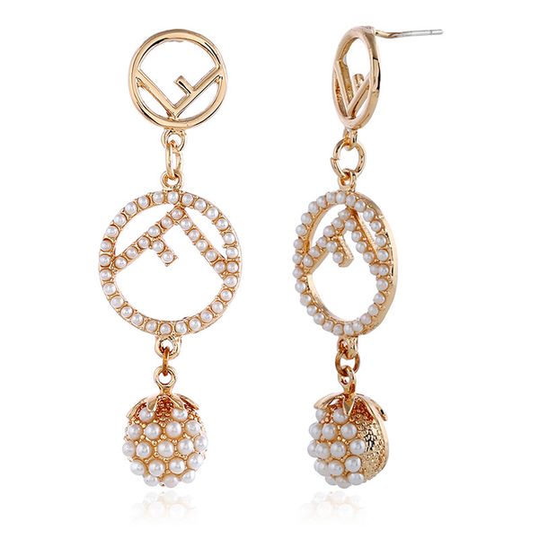 euro-american long-style pendant net with diamond earrings and red pearl earrings with fashionable letters, Golden
euro-american long-style pendant net with diamond earrings and red pearl earrings with fashionable letters, Golden