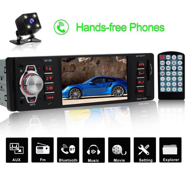 1 din car radio 1din car stereo auto audio 3.9 inch mp5 player fm bluetooth usb support rear view camera autoradio coche 3615b
1 din car radio 1din car stereo auto audio 3.9 inch mp5 player fm bluetooth usb support rear view camera autoradio coche 3615b