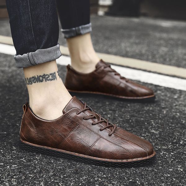 business dress men's shoes korean version of trendy leather pu shoes men's casual british style black chef
business dress men's shoes korean version of trendy leather pu shoes men's casual british style black chef