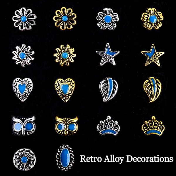 5pcs per pack retro creative design 3d nail art decorations diy style nail sticker accessories tools art rhinestones, Silver;gold
5pcs per pack retro creative design 3d nail art decorations diy style nail sticker accessories tools art rhinestones, Silver;gold