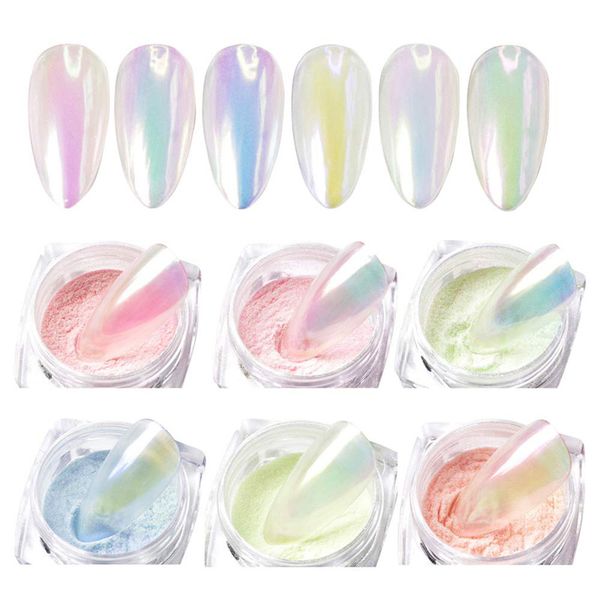 6 colors 0.4g pearl chrome nail powder glitter mirror mermaid effect nail art uv gel polishing chrome flakes pigment dust decor, Silver;gold
6 colors 0.4g pearl chrome nail powder glitter mirror mermaid effect nail art uv gel polishing chrome flakes pigment dust decor, Silver;gold