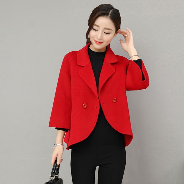 #9110fashion women casual suit coat business blazer three quarter sleeve office jacket outwear ladies black red slim blazer coat, Black;brown
#9110fashion women casual suit coat business blazer three quarter sleeve office jacket outwear ladies black red slim blazer coat, Black;brown