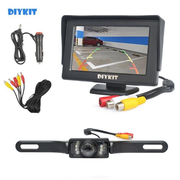 diykit 4.3" tft lcd car monitor rear view kit reversing ir hd car led camera parking assistance system
diykit 4.3" tft lcd car monitor rear view kit reversing ir hd car led camera parking assistance system