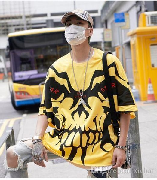 fashion mens skull printed short sleeve round neck t shirts summer designer graffiti oversize hip hop casual boyfriend shirt tee 663, White;black
fashion mens skull printed short sleeve round neck t shirts summer designer graffiti oversize hip hop casual boyfriend shirt tee 663, White;black
