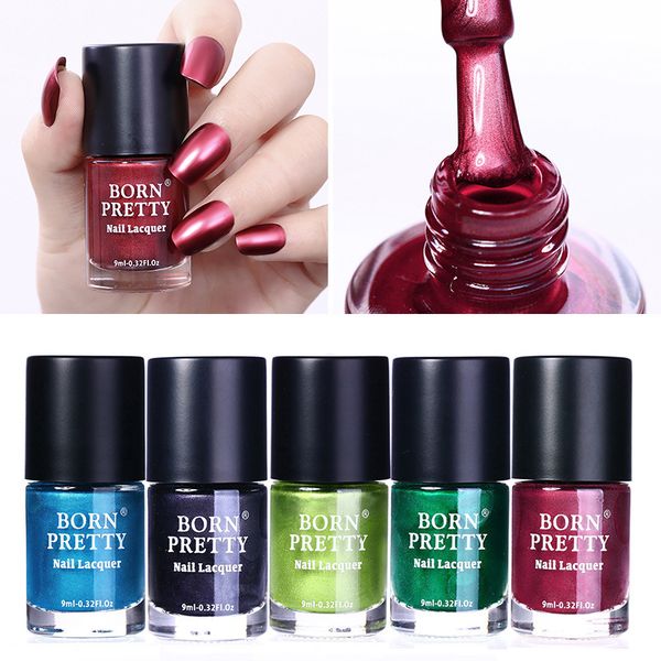 born pretty 9ml metallic nail polish mirror effect red blue green shiny metal nail polish varnish 5 colors
born pretty 9ml metallic nail polish mirror effect red blue green shiny metal nail polish varnish 5 colors