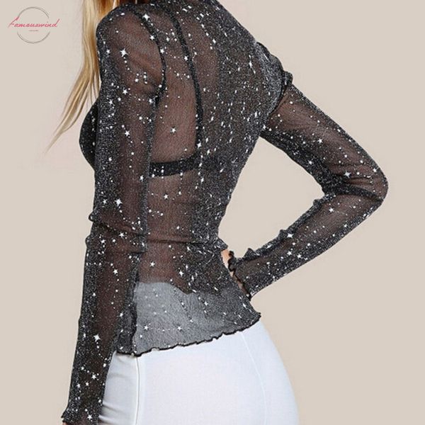 2019 women fashion letter mesh see through look sheer black elegant star printing mesh t shirt femmes clubwear plus, White
2019 women fashion letter mesh see through look sheer black elegant star printing mesh t shirt femmes clubwear plus, White