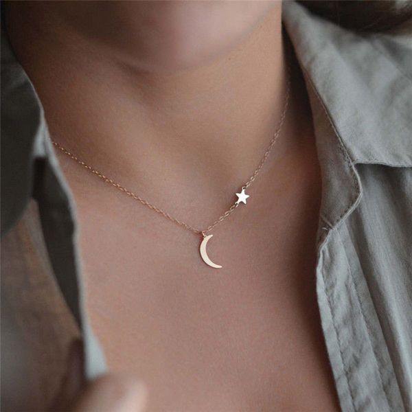 fashion jewelry gold color moon star sun pendant necklaces crescent pendant long necklaces for women, Silver
fashion jewelry gold color moon star sun pendant necklaces crescent pendant long necklaces for women, Silver
