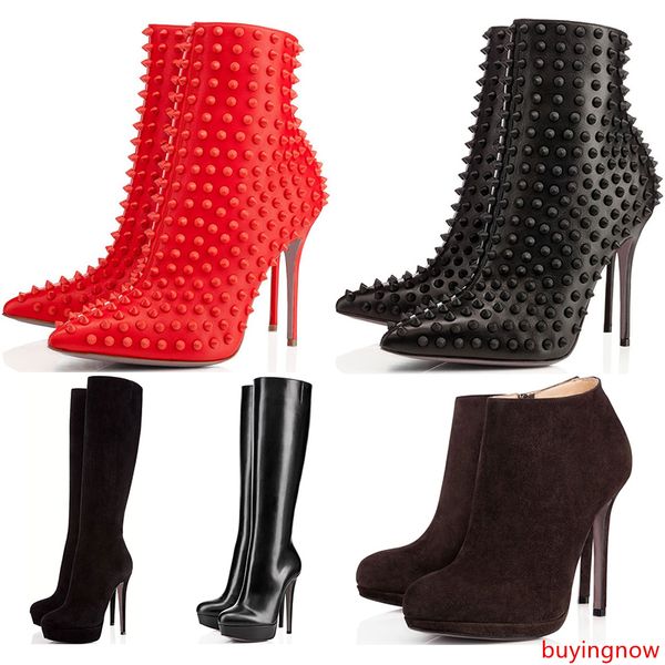 winter designer shoes sneaker so kate spike high heels half knee ankle boots red luxury bottoms 8 10 12 14cm fashion size 35-42
winter designer shoes sneaker so kate spike high heels half knee ankle boots red luxury bottoms 8 10 12 14cm fashion size 35-42