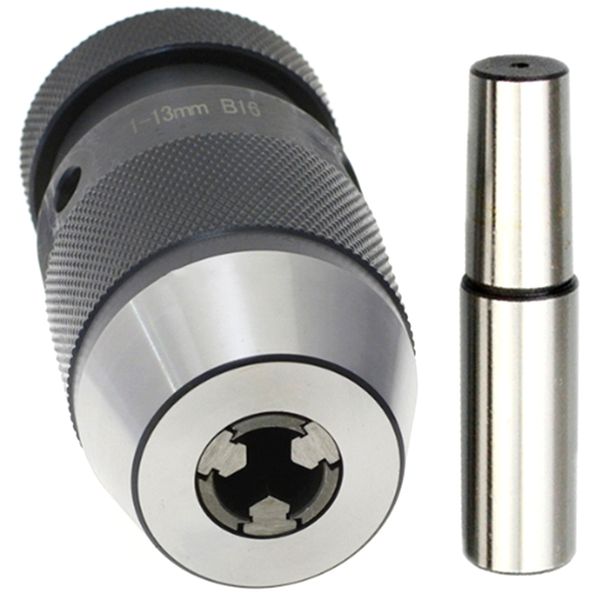 drill chuck with straight shank arbor b18 automatic locking chuck self tighten for drilling machine
drill chuck with straight shank arbor b18 automatic locking chuck self tighten for drilling machine