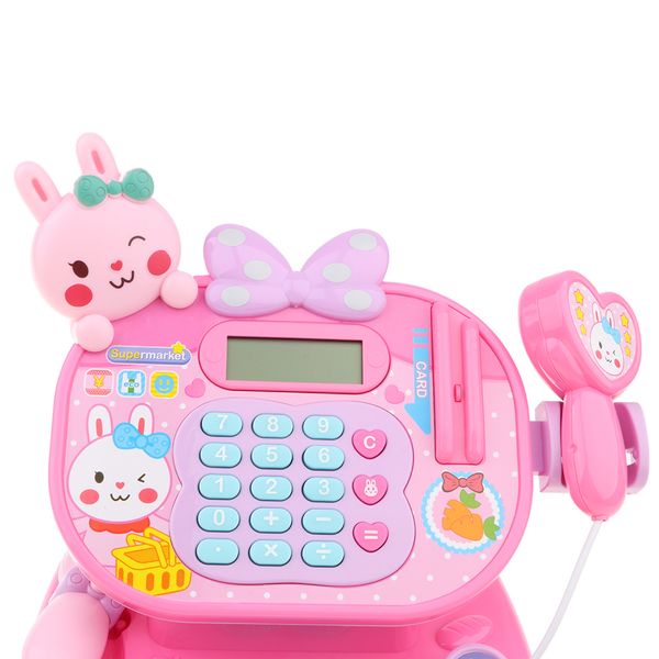 electronic cash register toy w/ mic speaker & scanner w/ shopping cart + play food pretend play supermarket cashier game props
electronic cash register toy w/ mic speaker & scanner w/ shopping cart + play food pretend play supermarket cashier game props